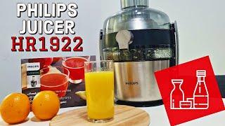 Philips Juicer HR1922 Unboxing and Review