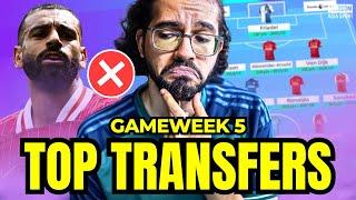 FPL Gameweek 5 Transfers That Will BOOST Your Team to the TOP