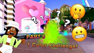 1 color outfit challenge! * Looking at it now...  *