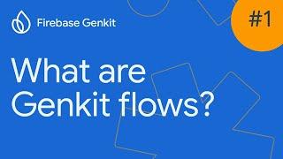 What are Genkit flows?