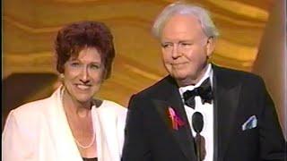 Jean Stapleton & Carroll O'Connor present Supporting Actor in a Comedy Series on 1996 Emmys.