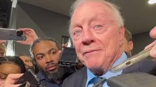 Watch Cowboys Jerry Jones super frustrated after loss to the Eagles