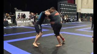 Ultra Heavyweight Adult Intermediate No Gi Match Semi Final Match Ends in Submission