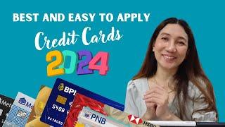 BEST AND EASY TO APPLY CREDIT CARDS 2024 | #CriselleMorales