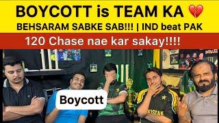 Boycott is Team ka Itni Ghatiya Batting  120 Chase Nae | PAKISTAN REACTION on Ind beat PAK