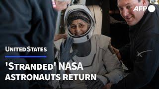 'Stranded' NASA astronauts exit spacecraft after reaching Earth | AFP