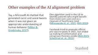 Stanford CS221 I The AI Alignment Problem: Reward Hacking & Negative Side Effects I 2023