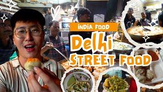 Indian Street Food Tour   | Best Momos, Ram Laddu & Chaap in Delhi!