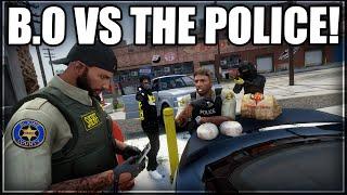 B.O vs The Police! | GTA RP | Grizzley World RP Whitelist