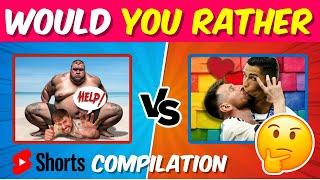  Would You Rather - HARDEST Choices Ever!  | Shorts Compilation | MrBeast or Ronaldo?