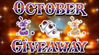 October Giveaway 