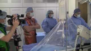 Pediatric catheterization broadcast live