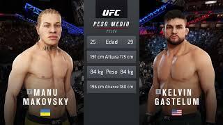 Gameplay UFC 3 Modo Leyenda Vs kelvin Gastelum