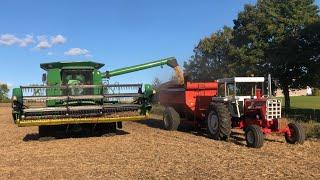 John Deere 9500: Combining Beans 2024