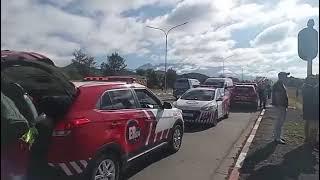 Scene of a bus accident on N1 in Worcester