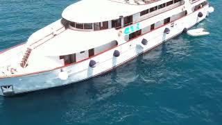 MV Adriatix Pearl - Breathtaking Drone Footage of the Katarina Line Deluxe Vessel