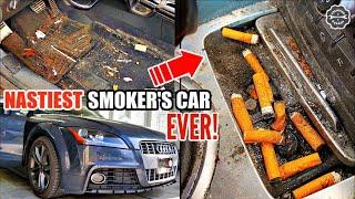 Restoring A Smoker's Disgusting Audi TT | Car Detailing Restoration