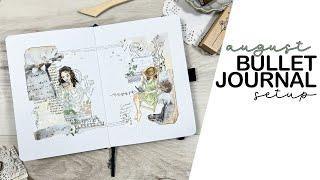 August 2024 Bullet Journal Setup | August Plan with Me | Archer & Olive B6 Journal