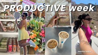 PRODUCTIVE week in my life   pilates, meal prep & moving my body