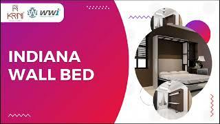 Transform your space effortlessly with Krini Furniture's Indiana Wall Bed