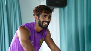 Akash Mishra's workout routine | Hero ISL 2021-22