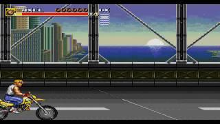 Bare Knuckle III (Streets of Rage 3) Motorbike Stages Restored: Round 7B: The Bridge [HD]