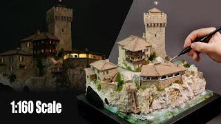 Village on the Italian coast | Diorama -Tutorial