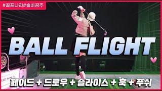 페이드, 드로우, 슬라이스, 훅 등 19가지 구질(MISSKOREA Ball Flight golf swing)