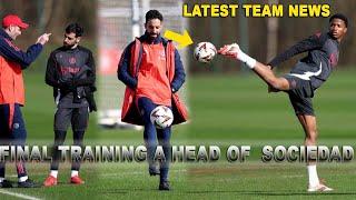 BREAKINGBruno Fernandes ,CHIDO ,HEAVENMAN UNITED TRAINING NEWS AHEAD OF SOCIEDAD#manunitednews