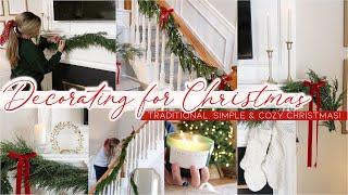 CHRISTMAS DECORATE WITH ME 2022 | DECORATING FOR CHRISTMAS & COZY CHRISTMAS DECORATION IDEAS 2022!