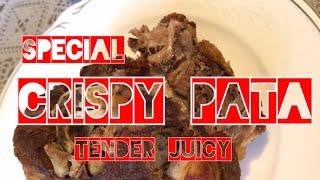 CRISPY PATA ! MY SPECIAL TENDER JUICY CRISPY PATA FROM: mmp 0303 tv home made is the best