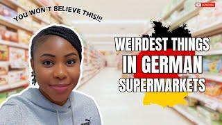 10 WEIRDEST THINGS I FOUND IN GERMAN SUPERMARKETS | Nigeria VS Germany