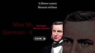 Max Muller  Quotes #shorts #viral