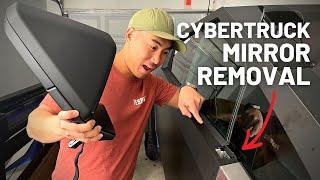 How To Remove Cybertruck Side Mirror - Foundation Series - DIY Easy Removal - TESBROS