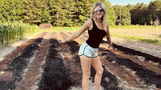 LONG Days at the Farm and SAWMILL!!! (HUGE garden Update!)