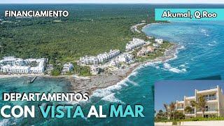  CON VISTA AL MAR I Departamentos VENTA 2 y 3 Rec Tulum - Akumal  I Financiamiento DISPONIBLE 