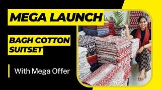 Mega Launch Bagh Cotton Suit Set | Hand Block Printed Dress Material