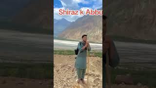 How does the father of Shiraz vlog his villages?