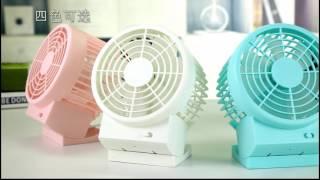 Portable Mini Fan For Home Office Electric ABS Fans With Double Blades