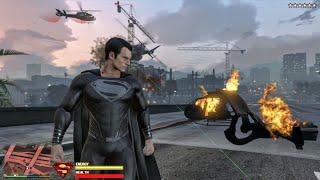 GTA 5 - No One Can Stop Evil Black Superman | Ten Star Epic Rampage