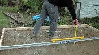 Learn how to pour a concrete slab - DIY with MARSHALLTOWN