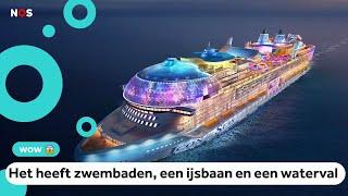 Grootste cruiseschip ooit begint aan eerste reis