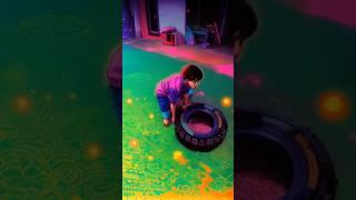 #tire Flip Workout Small but Heavy Tire