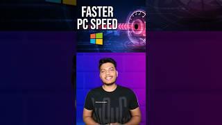 Make your Windows Laptop PC Faster  #shorts #techshorts