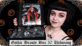 GOTHIC BEAUTY BOX UNBOXING | GOTH MAKEUP & ACCESSORIES | GOTHIC MAGAZINE | Box 57