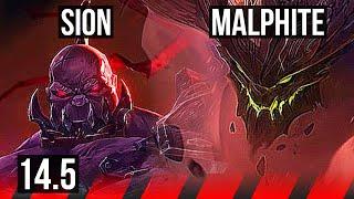 SION vs MALPH (TOP) | 700+ games | EUW Master | 14.5