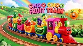 " Choo Choo Fruit Train Song: A FUN-tastic Nursery Rhyme Adventure for Kids! "