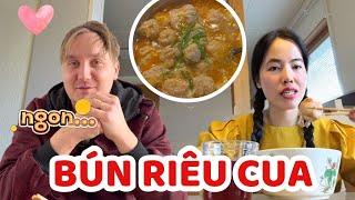 Cooking Vermicelli Soup for Finnish Husband and Children and the Result - Thuy Jyri Family Finland