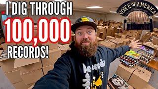 I Dig Through 100,000 Records! the Voice of America Radio Record Collection