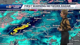 WATCH: Rain overnight, drier and milder Thursday